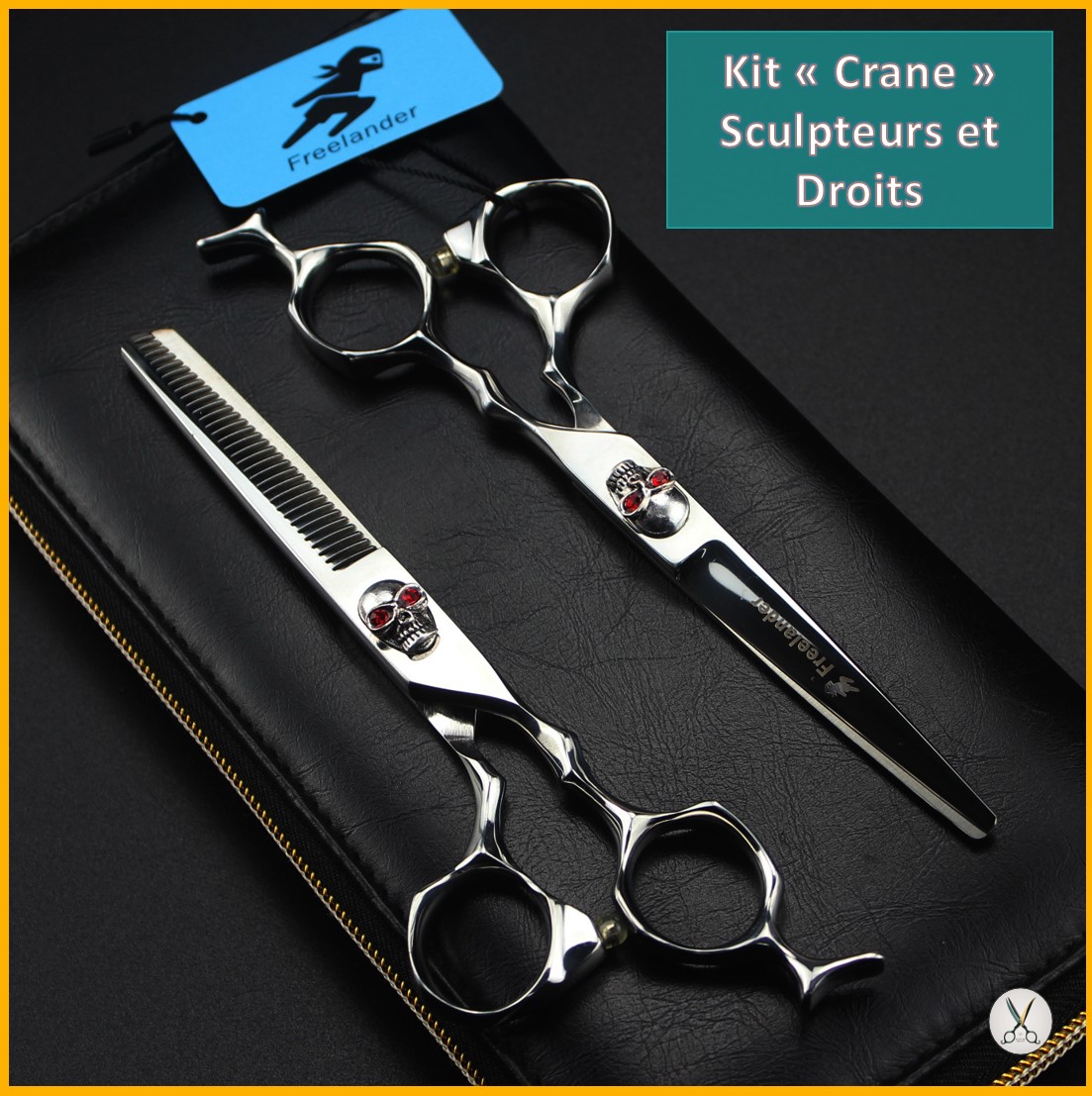 Acheter Kit de ciseaux à cheveux de 6 pouces, outils de coiffure